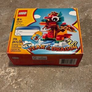 LEGO Year of the Dragon Building Toy - Red and Orange